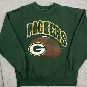 Vintage Green‎ Bay Packers Sweater Sweatshirt NFL Football 90s Crewneck
